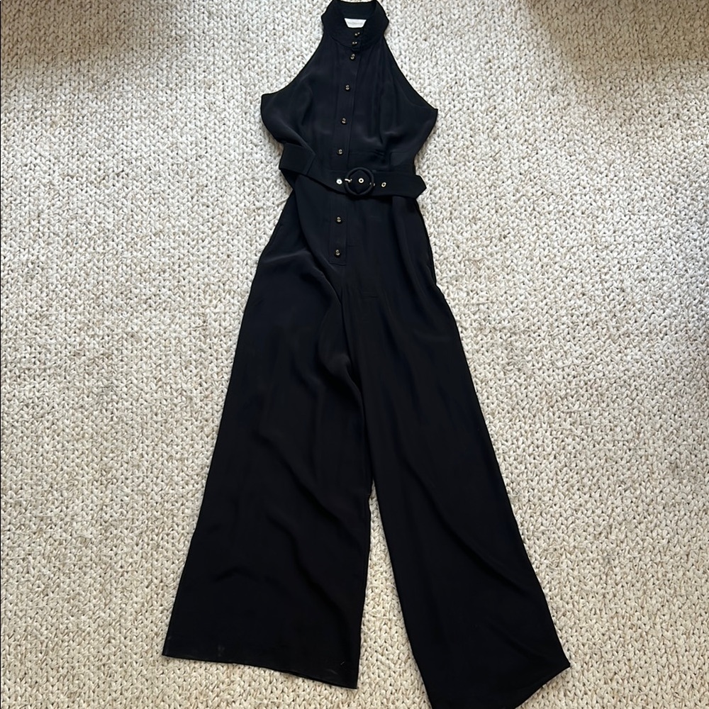 Zimmermann Black Halter Jumpsuit